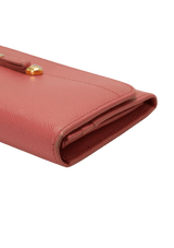 LEATHER BOW WALLET