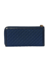 LEATHER-TRIMMED WALLET