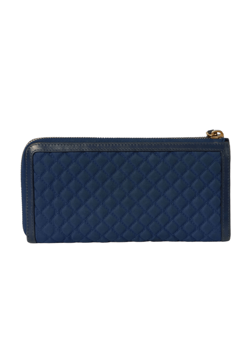 LEATHER-TRIMMED WALLET