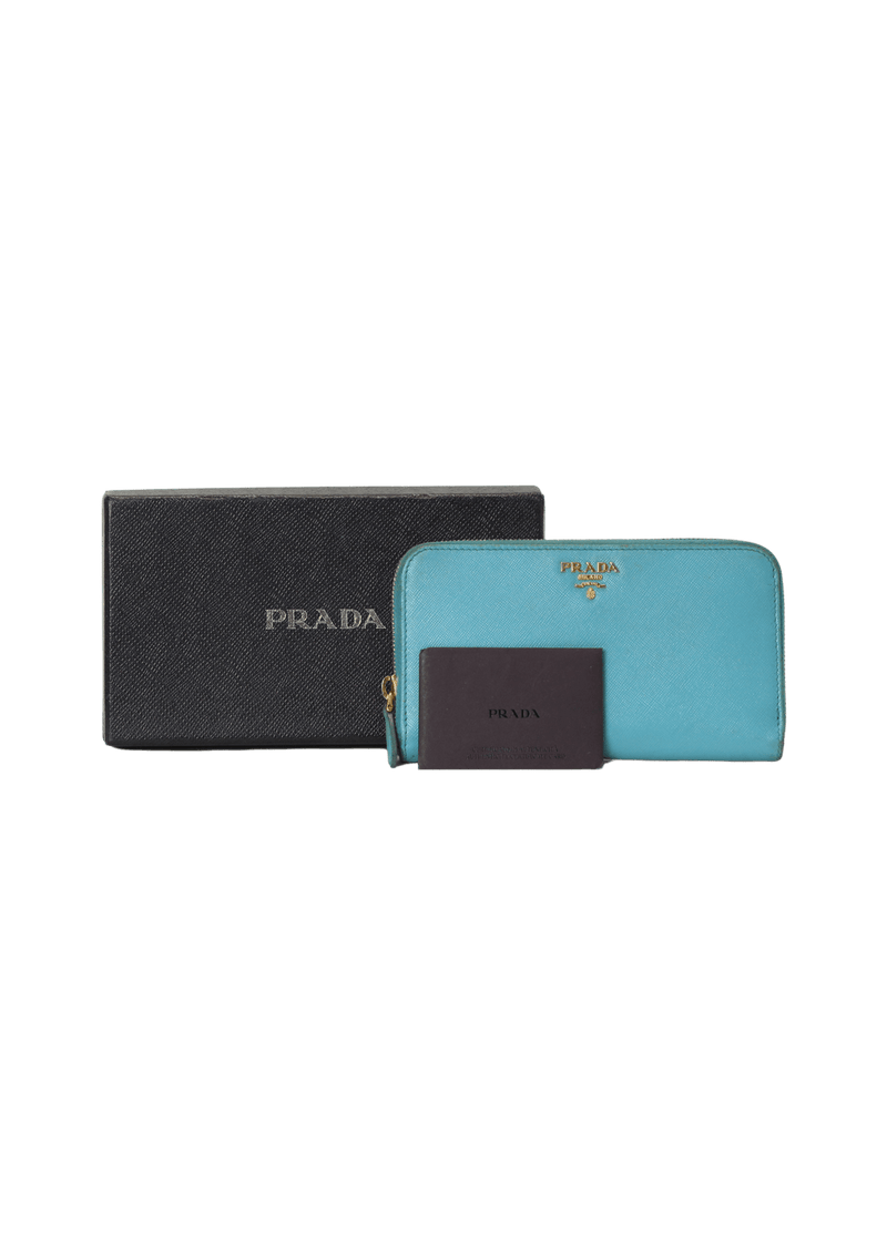 SAFFIANO ZIP AROUND WALLET