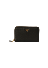 VITELLO DAINO COMPACT ZIP AROUND WALLET