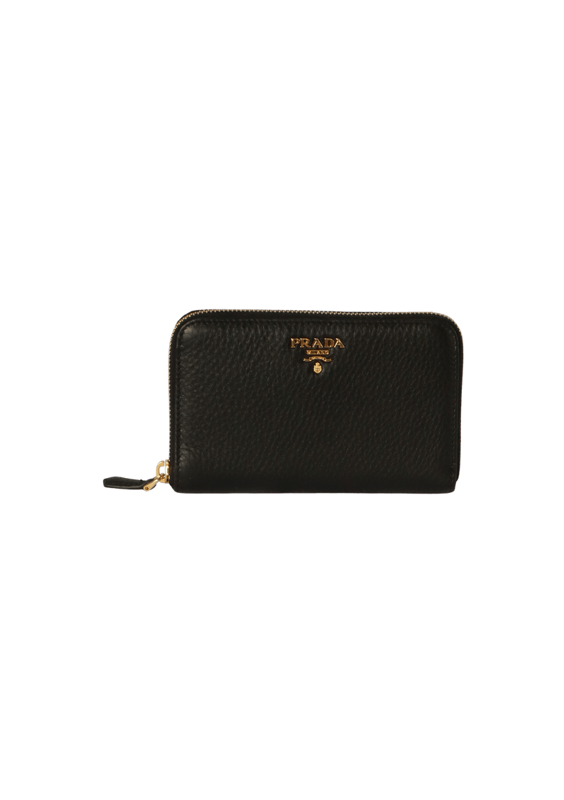 VITELLO DAINO COMPACT ZIP AROUND WALLET