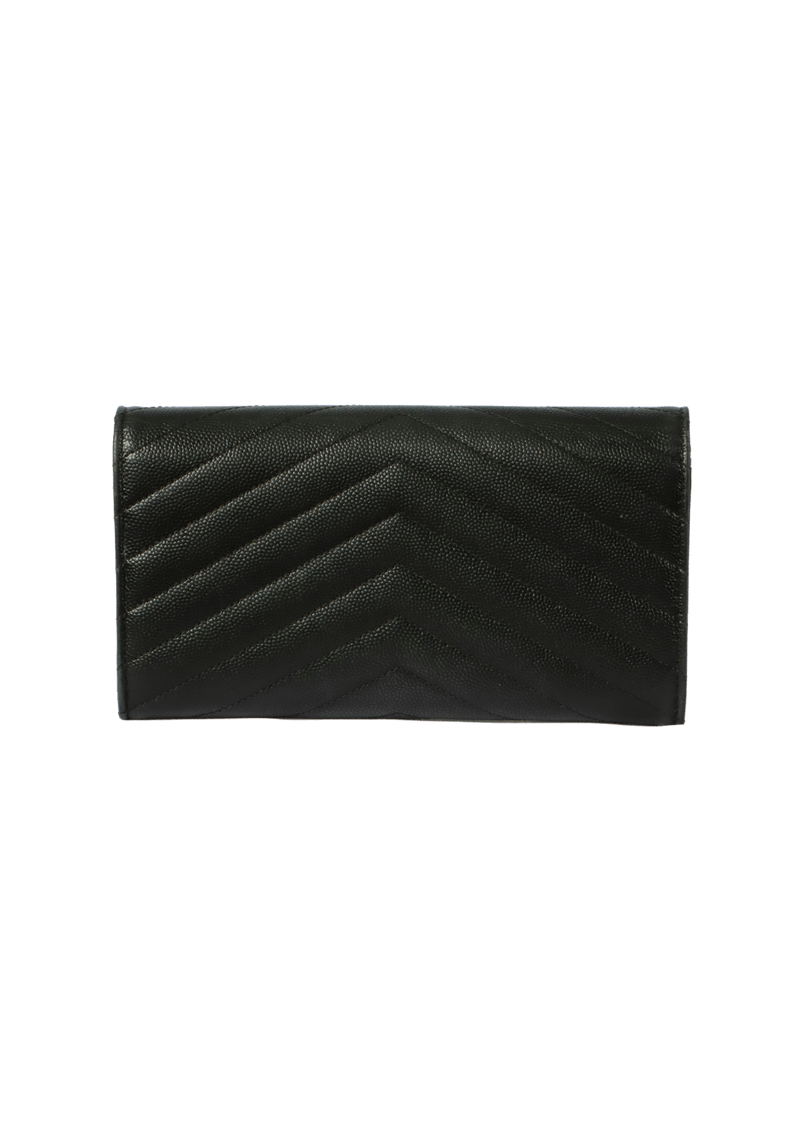 CASSANDRE MATELASSÉ LARGE FLAP WALLET