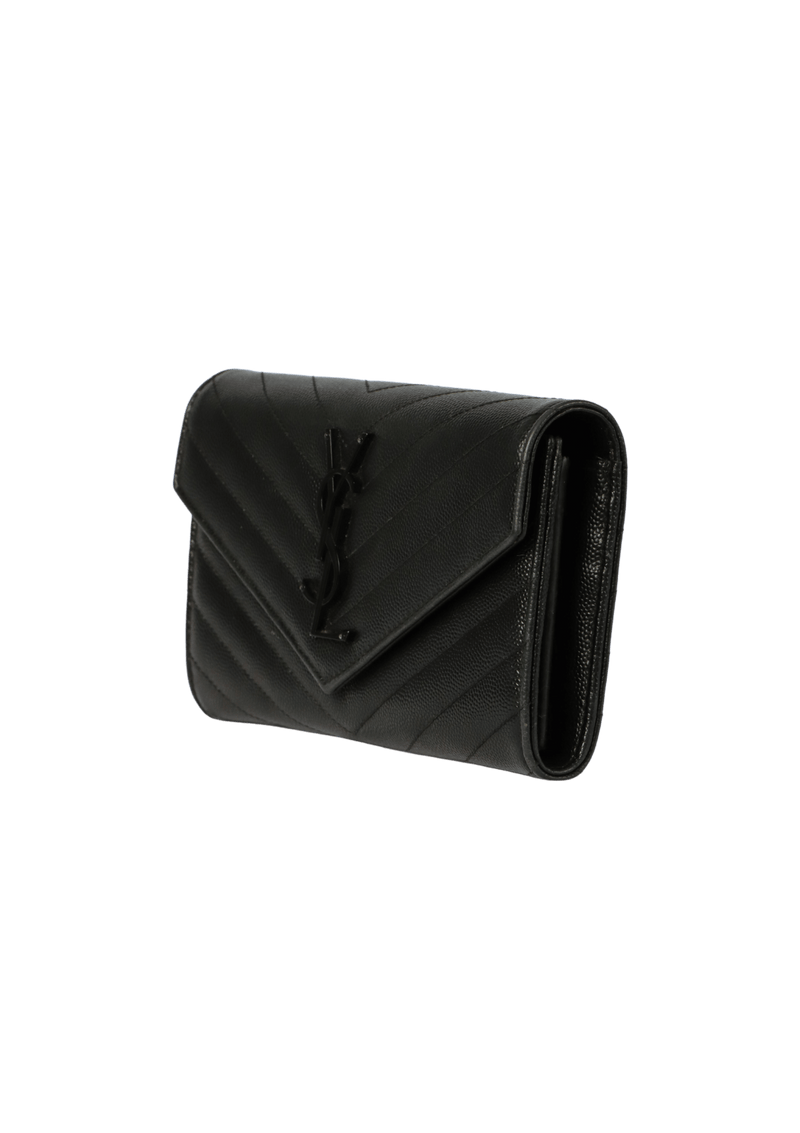 CASSANDRE MATELASSÉ LARGE FLAP WALLET