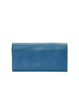 LEATHER FLAP WALLET