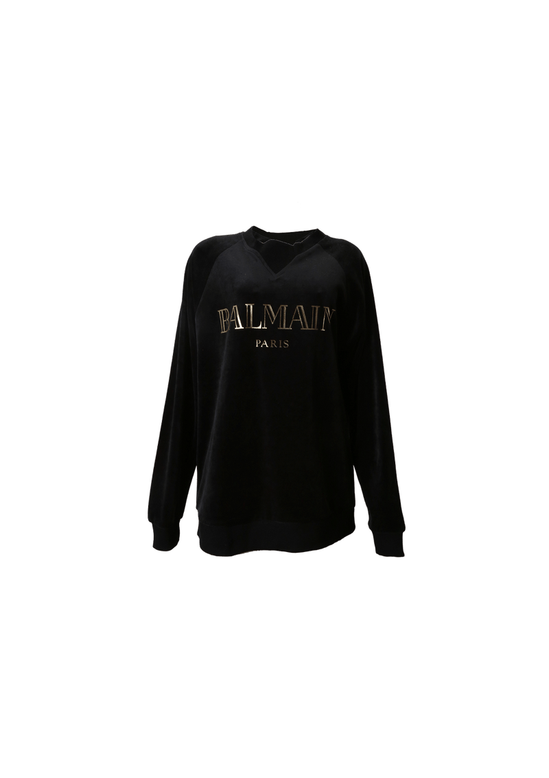 VELVET LOGO SWEATSHIRT G