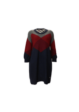 MERINO WOOL LONG SWEATER GG