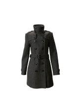 WOOL TRENCH COAT 40