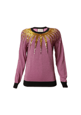 SEQUIN EMBELLISH SWEATER P