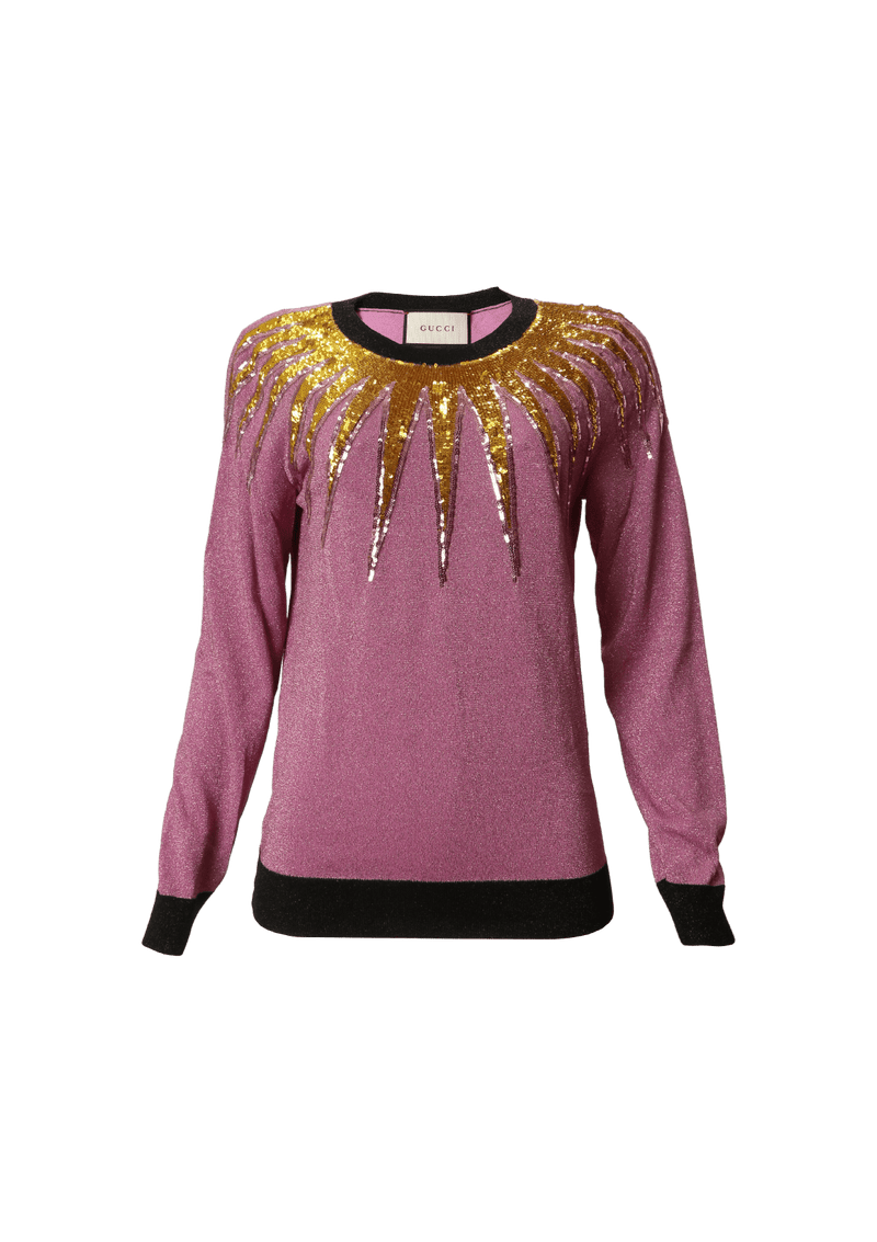 Gucci sequin clearance sweater