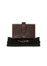 GRAINED CALFSKIN ACCORDION CARD HOLDER