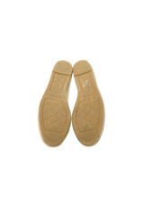 CC LOGO LEATHER ESPADRILLES 38