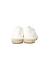 CC LOGO LEATHER ESPADRILLES 38