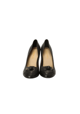 INTERLOCKING C LOGO CAMELLIA PUMPS 38