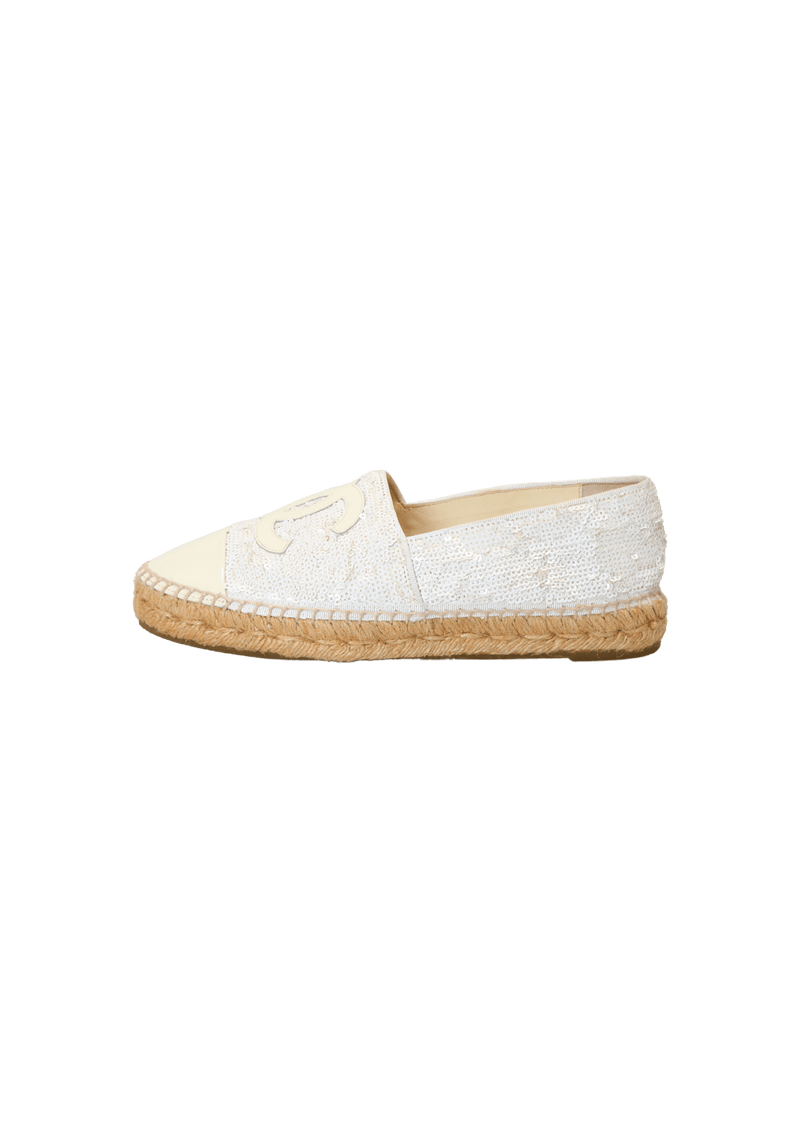 INTERLOCKING CC LOGO ESPADRILLE 36