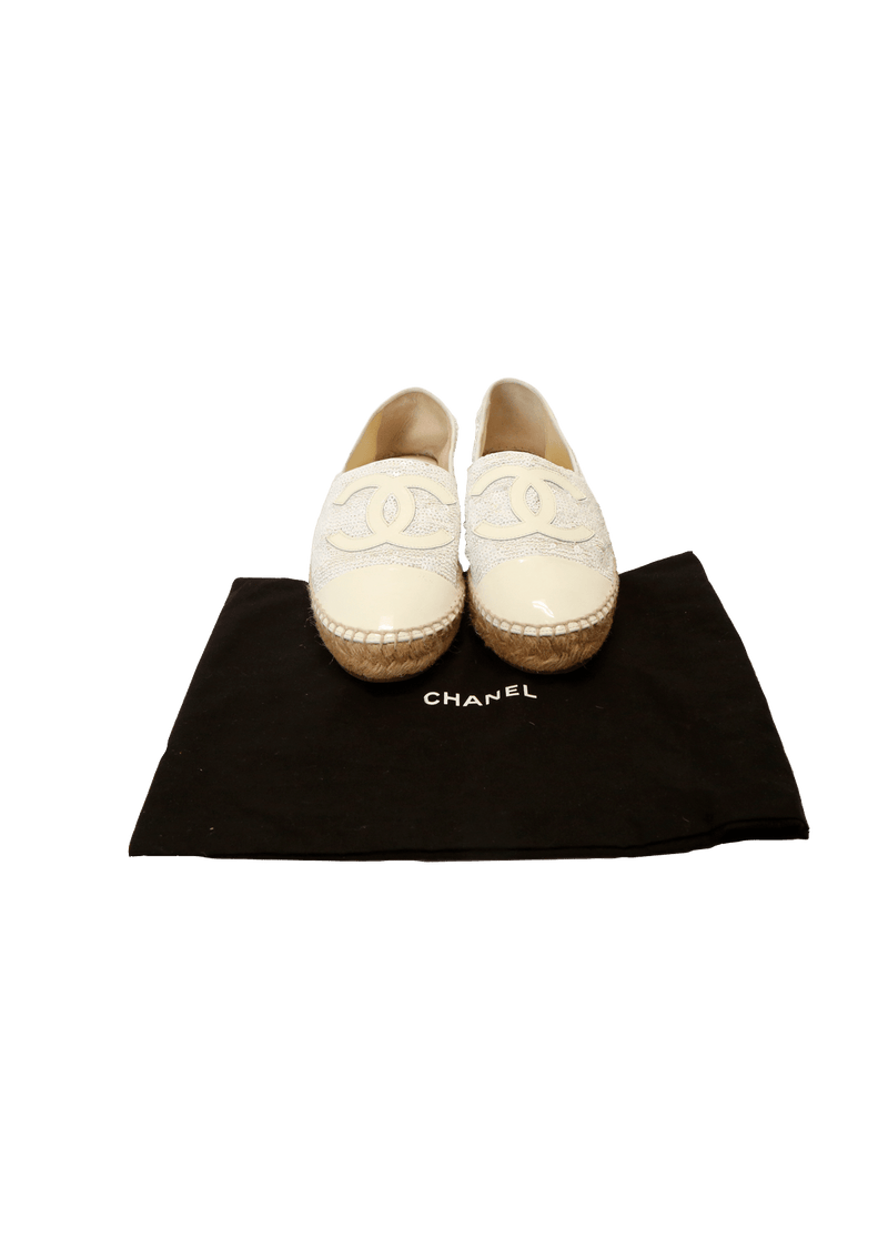 INTERLOCKING CC LOGO ESPADRILLE 36