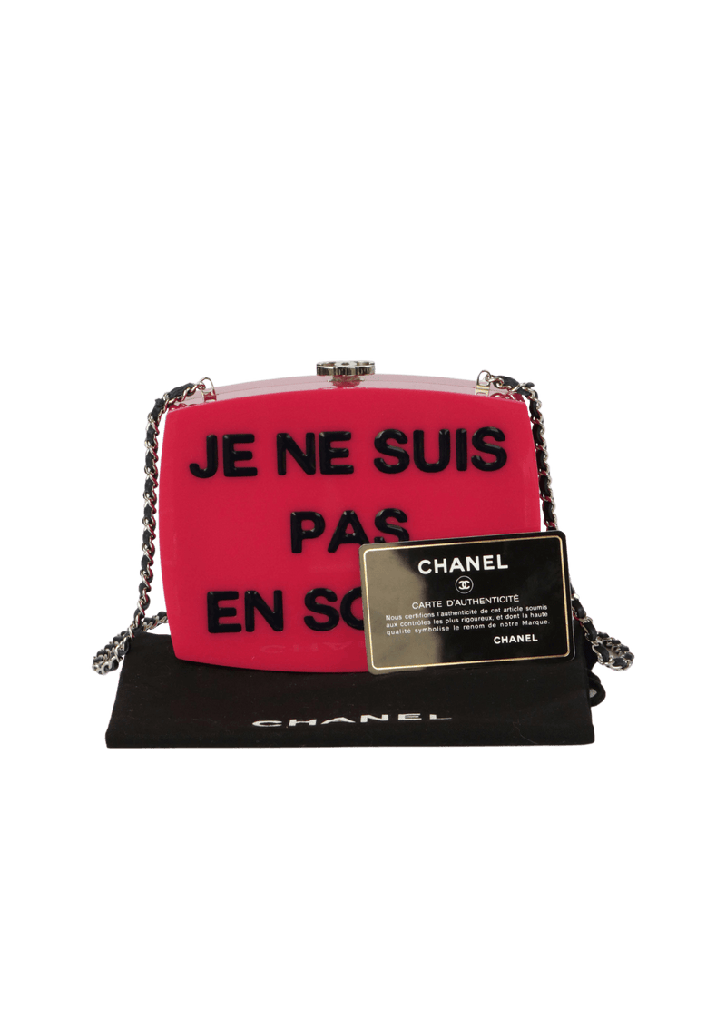 JE NE SUIS PAS EN SOLDE MINAUDIÈRE CLUTCH