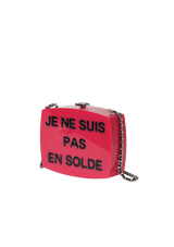 JE NE SUIS PAS EN SOLDE MINAUDIÈRE CLUTCH