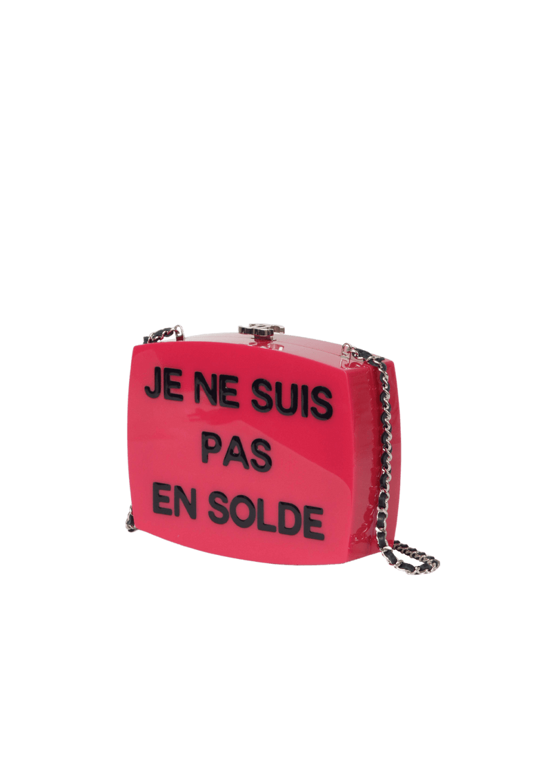 JE NE SUIS PAS EN SOLDE MINAUDIÈRE CLUTCH