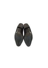 MEDALLION TWEED CAP TOE LOAFERS 36.5