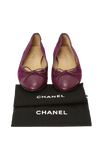 TWEED CC LOGO BALLET FLATS 37.5