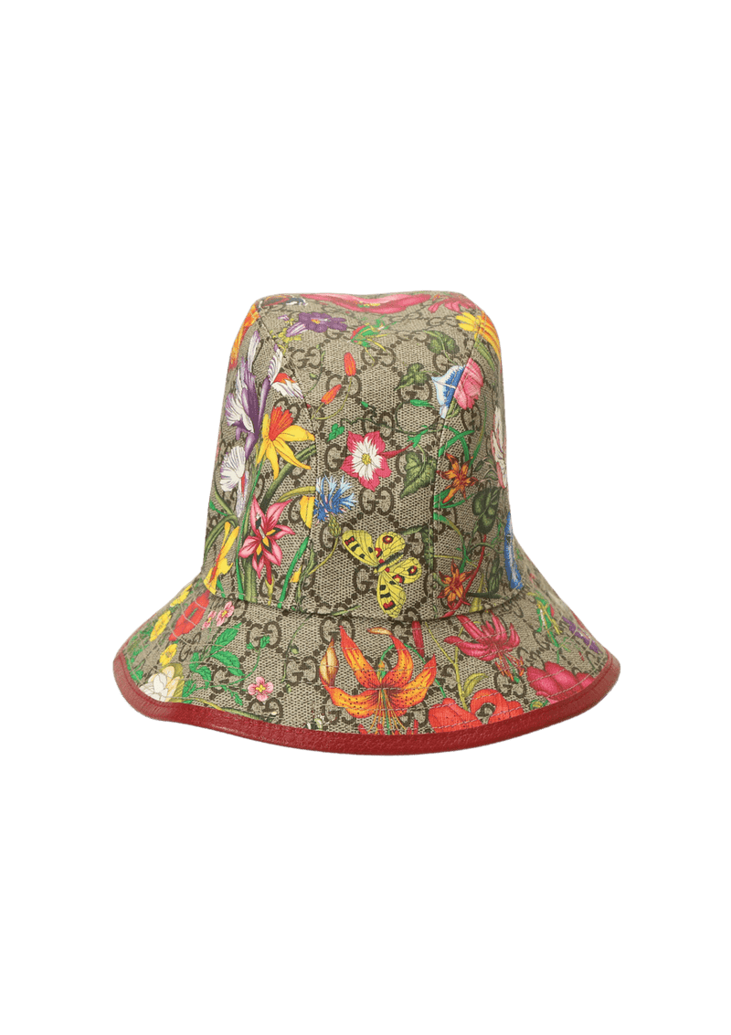 GG SUPREME FLORAL BUCKET HAT P