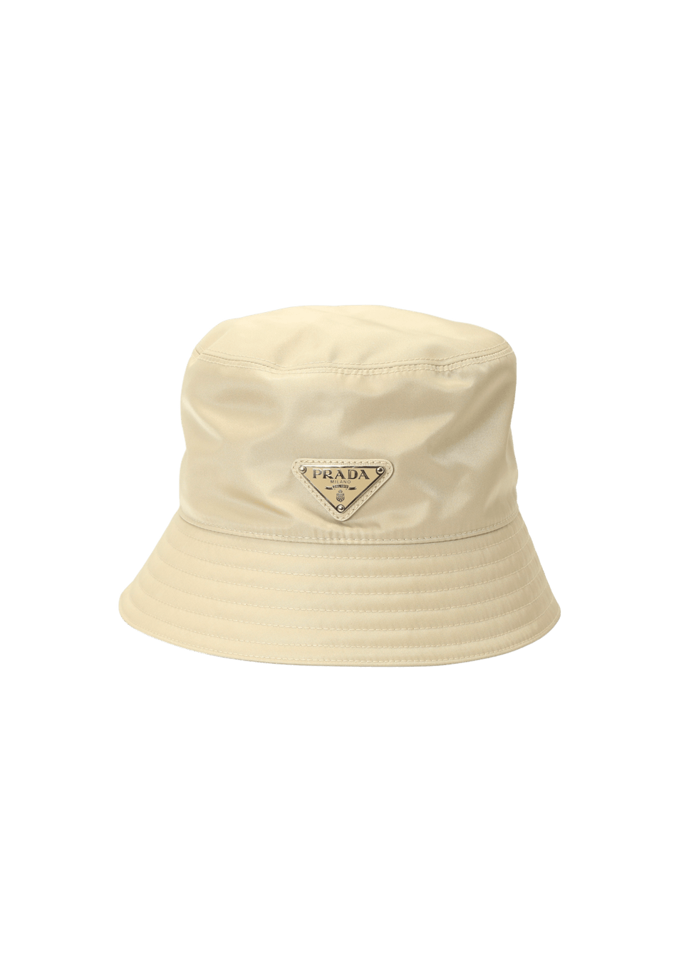 Chapéu Prada Nylon Bucket Hat P Bege Original – Gringa