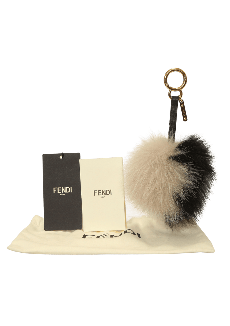 Fendi pom clearance pom bag charm