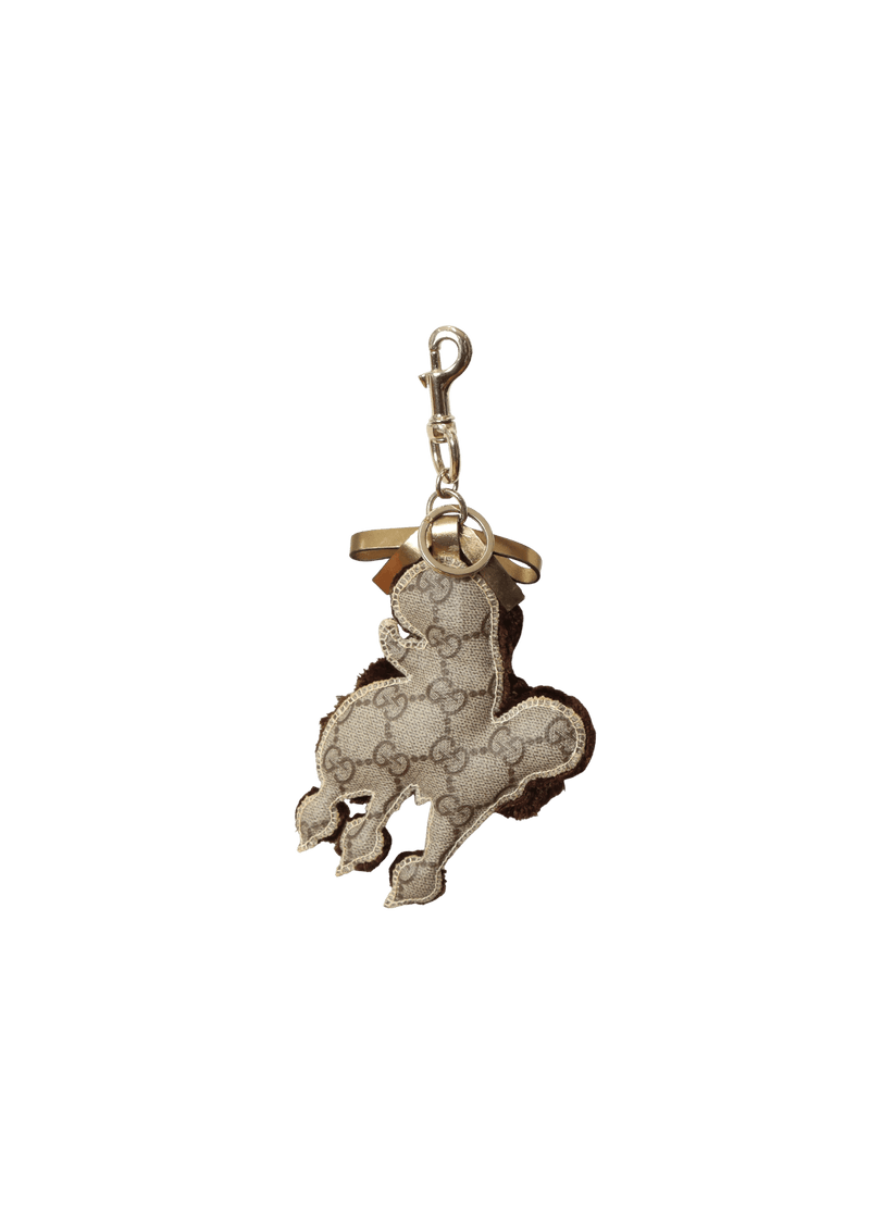 GG LULU DOG KEY CHARM