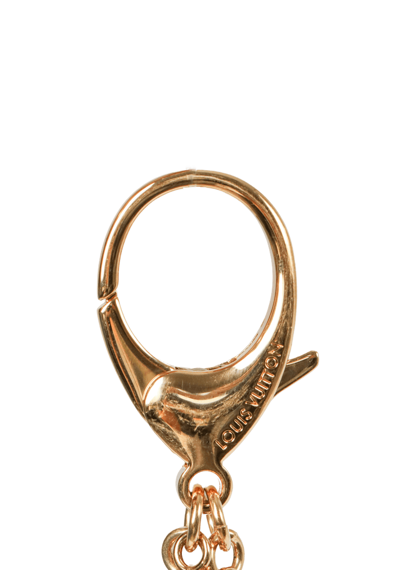 LOUIS VUITTON key ring M65722 Bijou Sac Tapage Bag charm metal gold Wo –