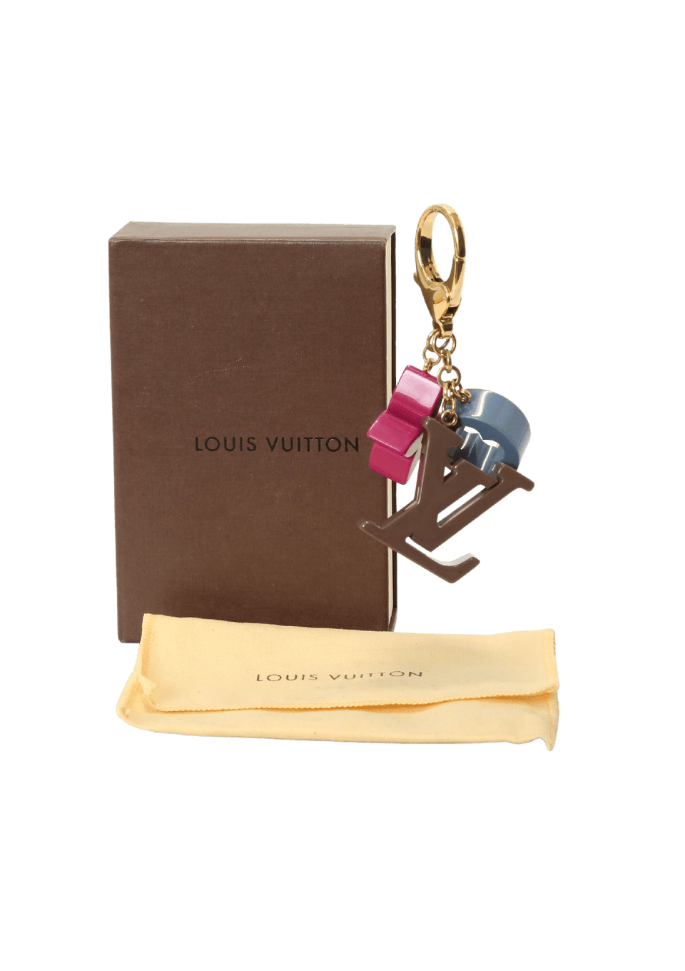 Chaveiro Louis Vuitton Fleur D'epi Bag Charm Colorido Original Chaveiro Louis Vuitton Fleur D'epi Bag Charm Colorido Original