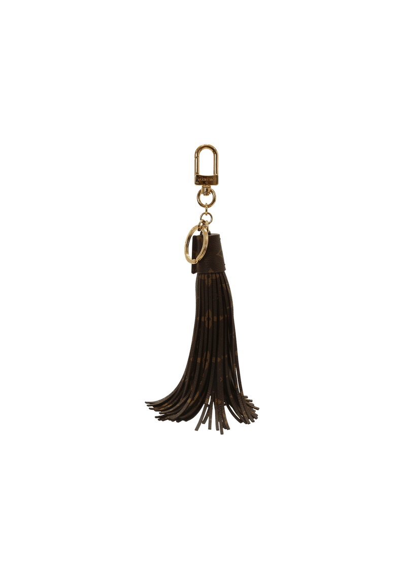 MONOGRAM TASSEL BAG CHARM