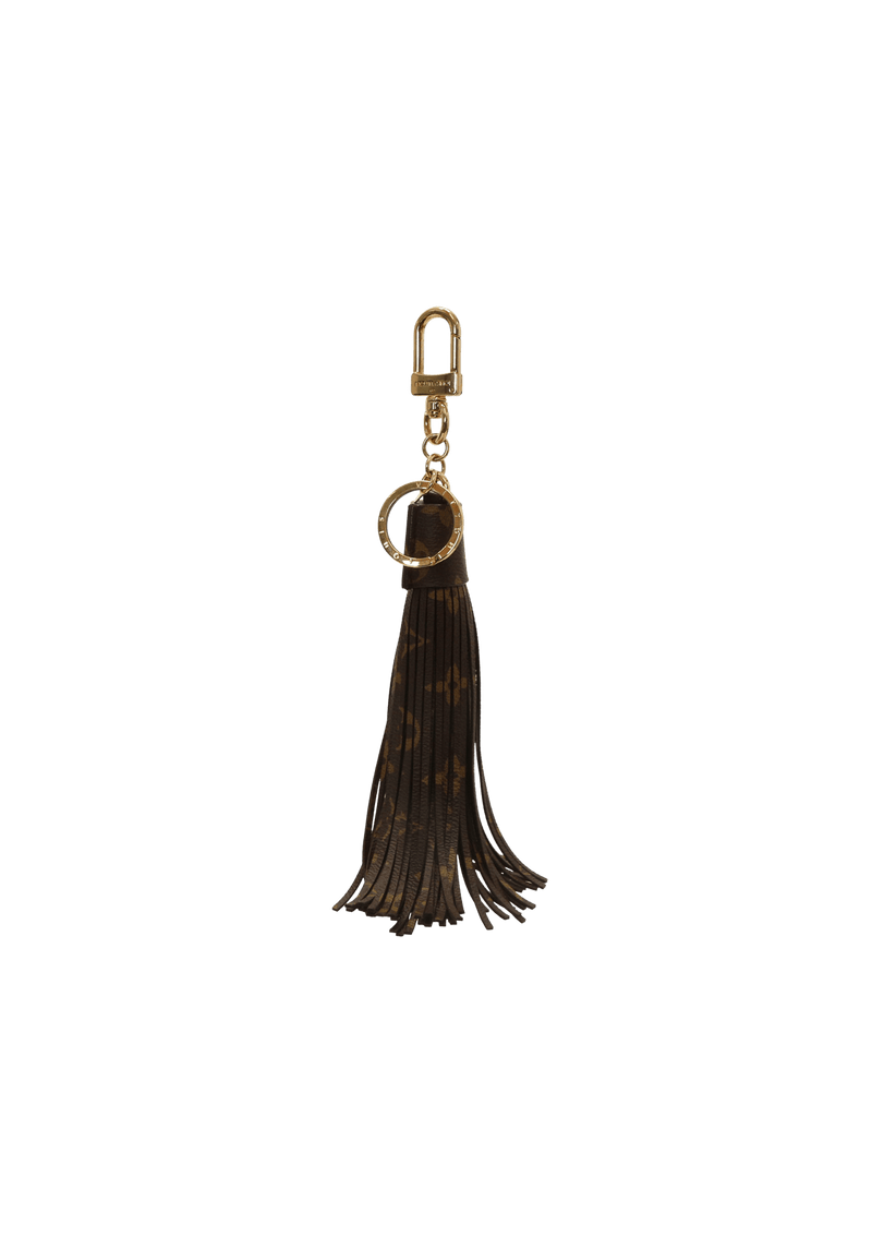 MONOGRAM TASSEL BAG CHARM