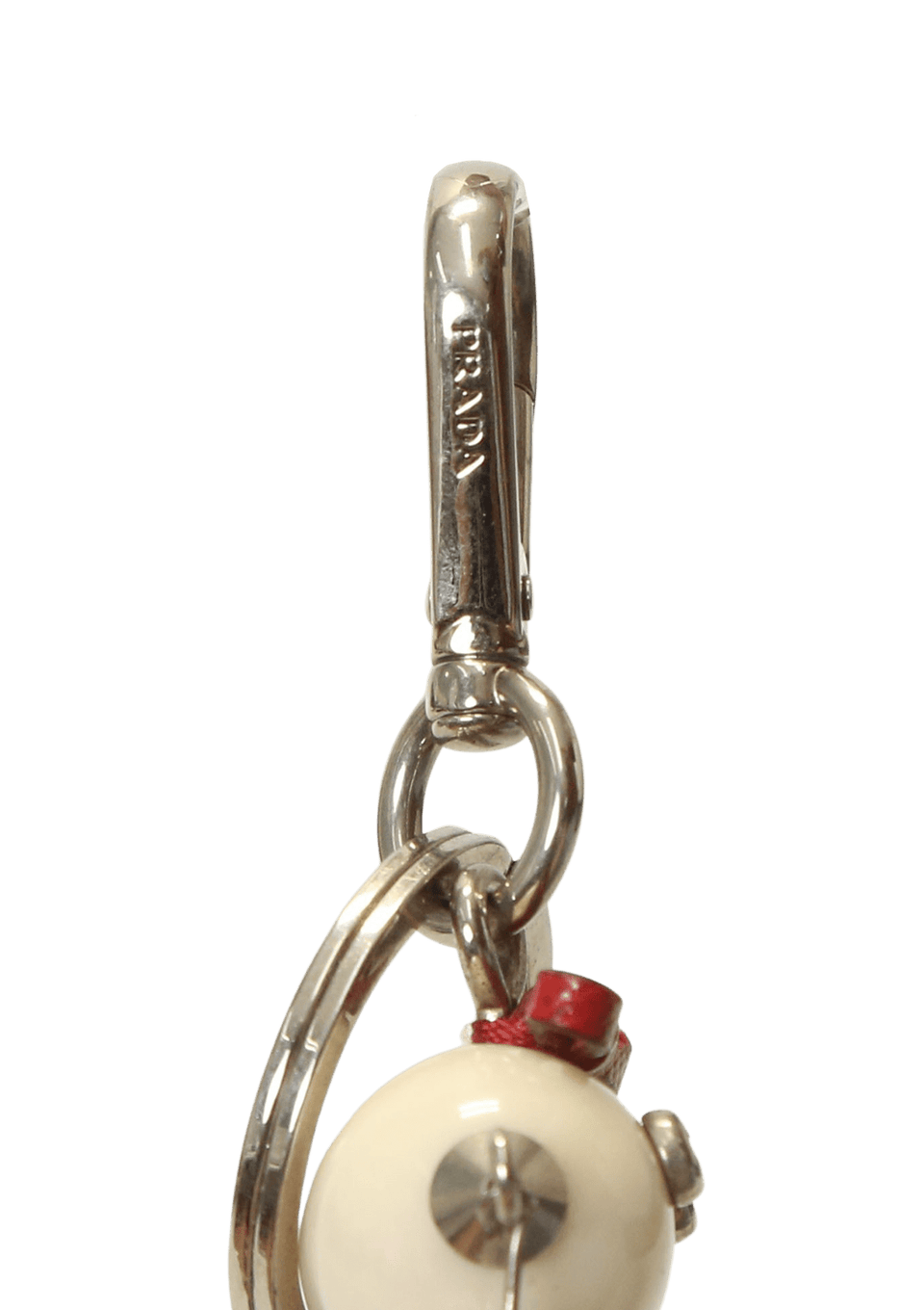 Chaveiro Prada Robot Edward Key Charm Preto Original – Gringa