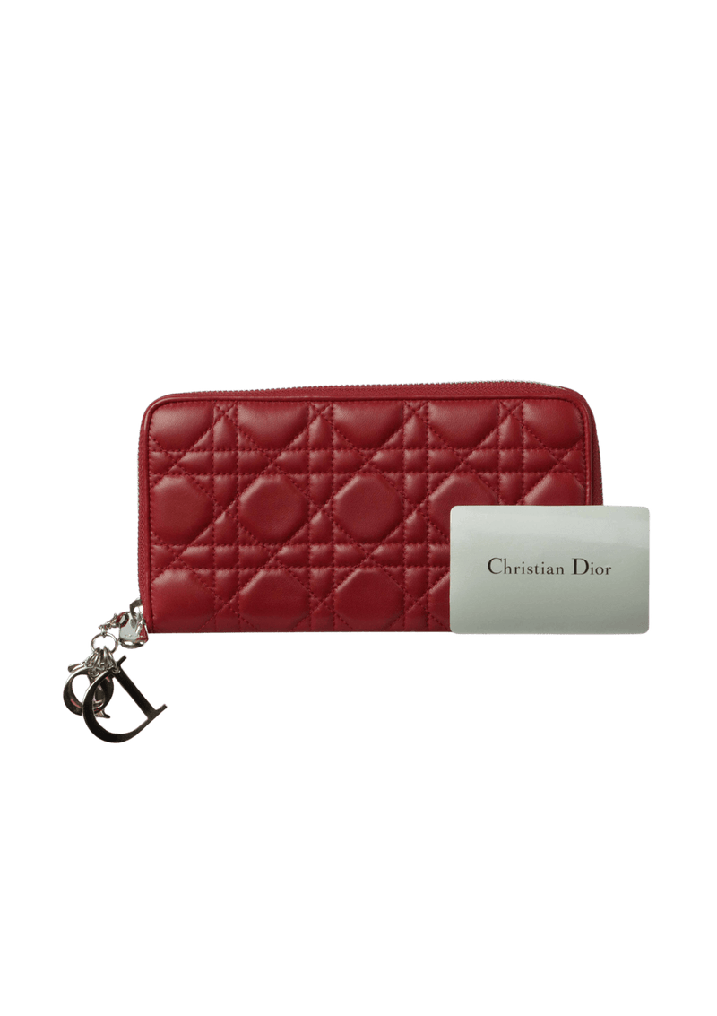 CANNAGE LADY DIOR CONTINENTAL WALLET