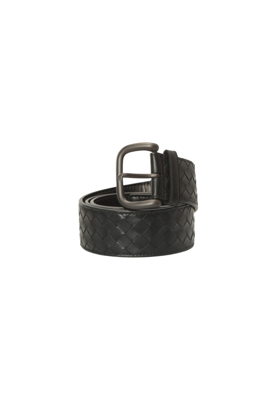 Cinto Bottega Veneta Intrecciato Nappa Belt Preto Original – Gringa