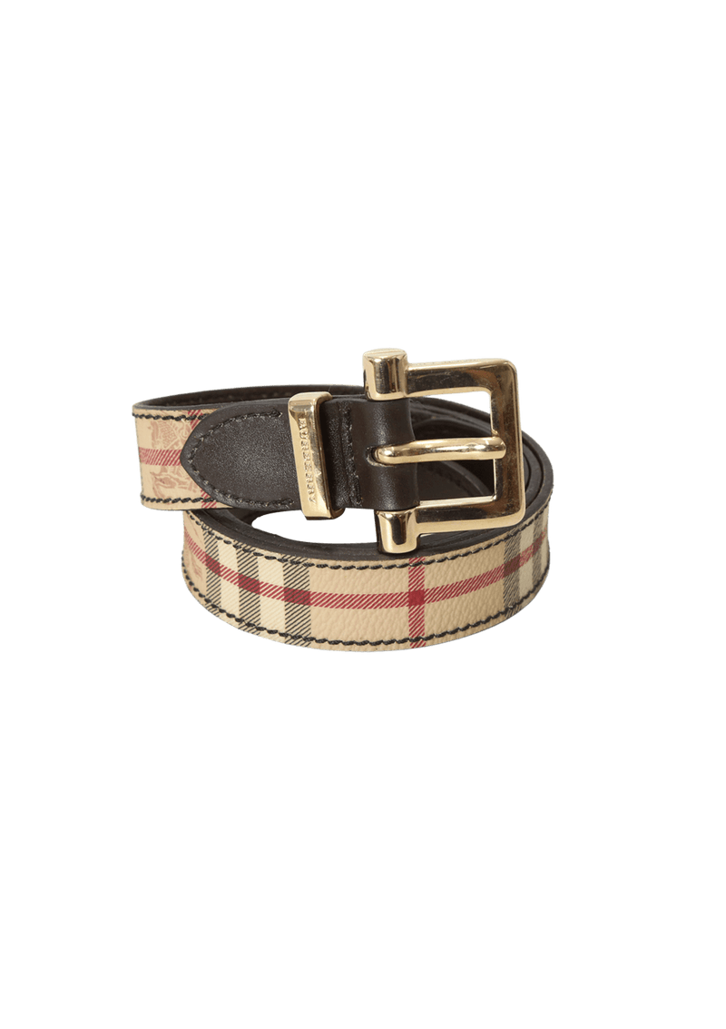 Burberry hot sale haymarket belt