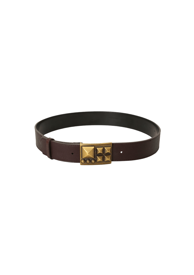 LEATHER STUDDED BELT