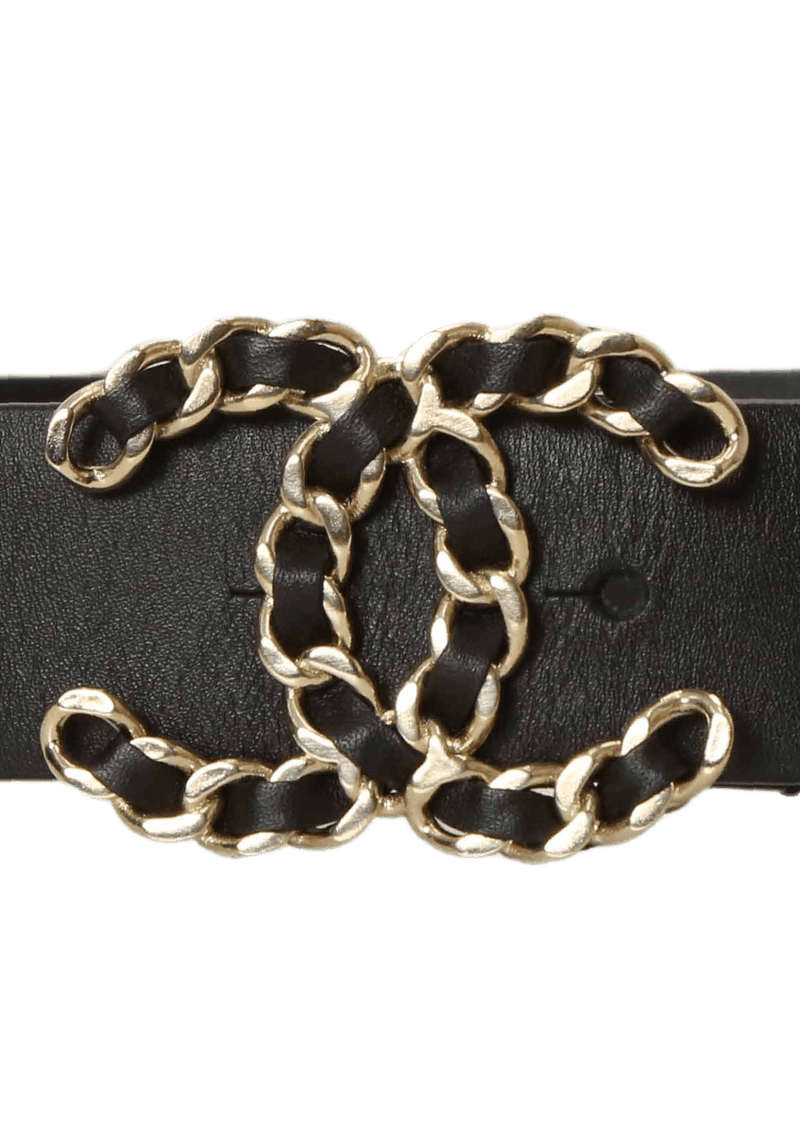 INTERLOCKING CC LOGO BELT