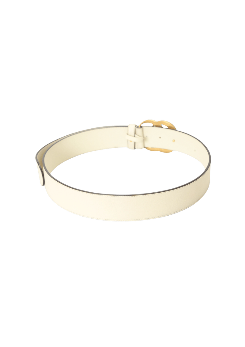 CINTO GUCCI HORSEBIT RING BELT 90 OFF WHITE ORIGINAL – Gringa