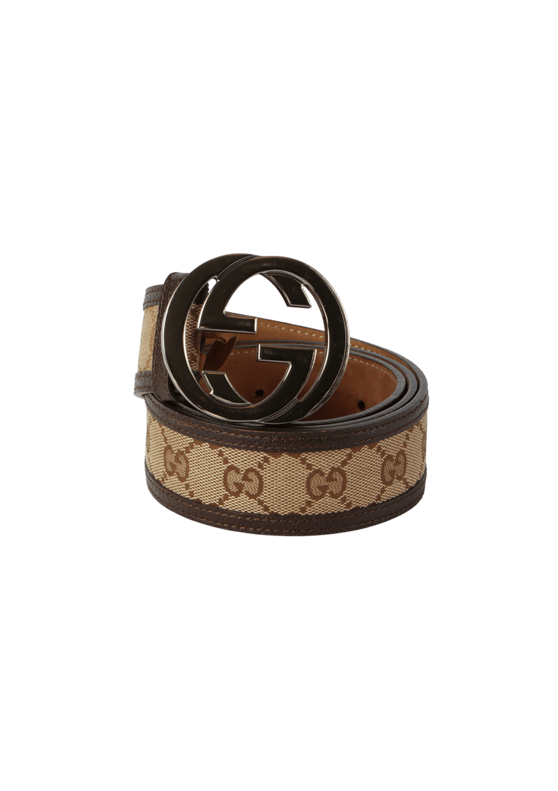 GG CANVAS G INTERLOCKING BELT 90