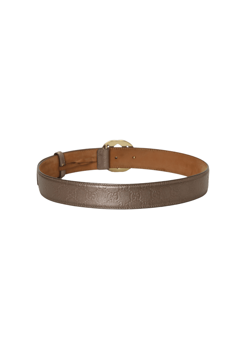 GUCCISSIMA INTERLOCKING G LOGO BELT