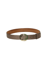 GUCCISSIMA INTERLOCKING G LOGO BELT