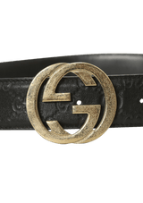 INTERLOCKING G LOGO BELT