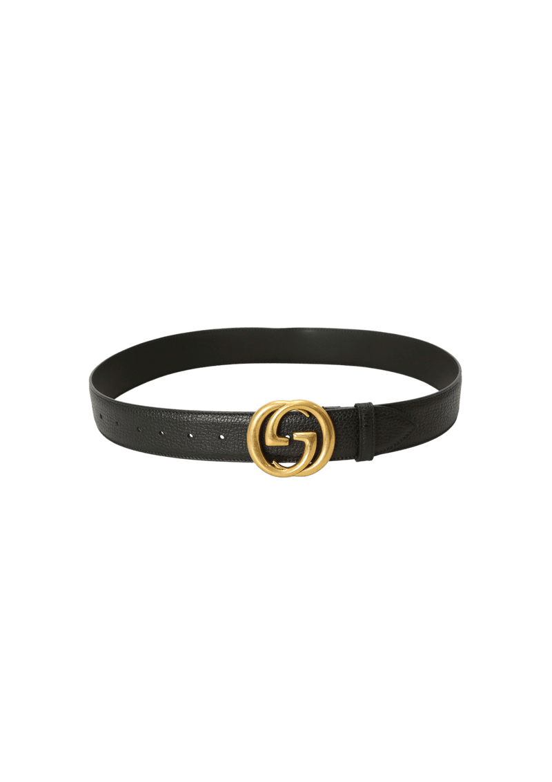 INTERLOCKING G LOGO LEATHER 85