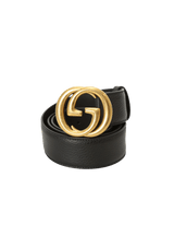 INTERLOCKING G LOGO LEATHER 85