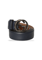 INTERLOCKING G LOGO LEATHER
