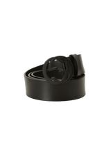 INTERLOCKING G LOGO LEATHER BELT