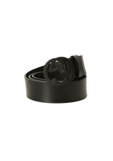 INTERLOCKING G LOGO LEATHER BELT