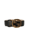 INTERLOCKING G LOGO LEATHER